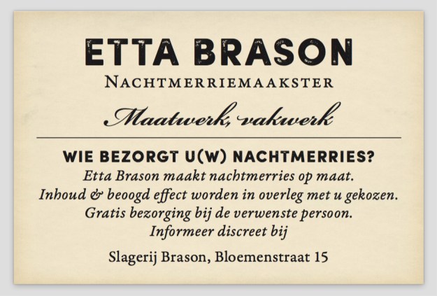 Etta card spatie